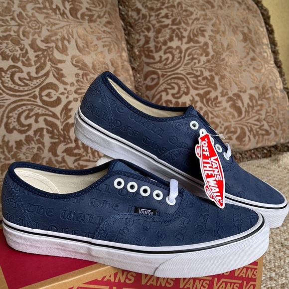 Vans Authentic Deboss Otw Blues/True White WMNS - Picture 6 of 16